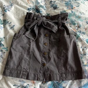 Young Fabulous & Broke Gray Mini Skirt